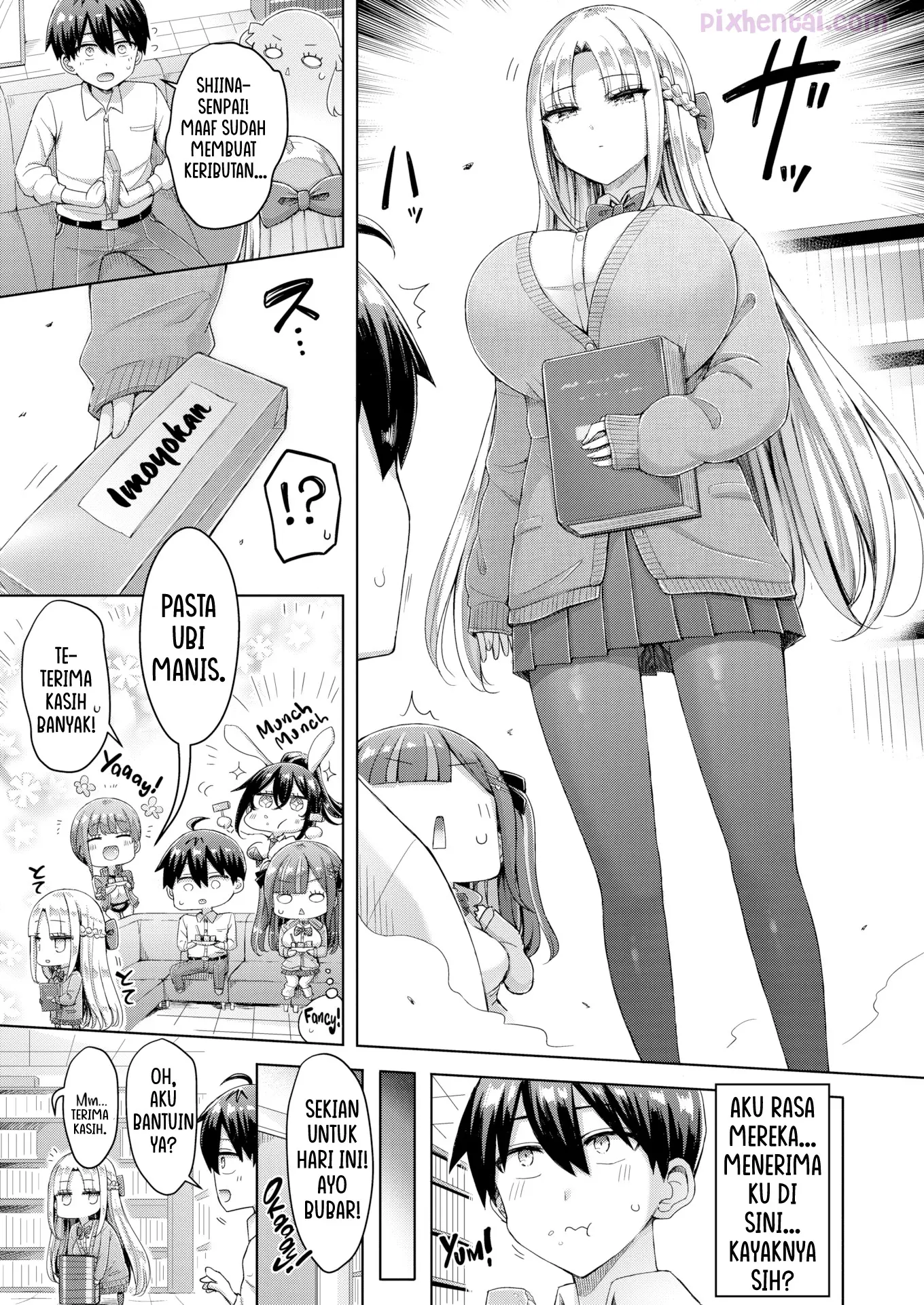 Komik hentai xxx manga sex bokep Tenkou saki ga moto joshi kou de mainichi haaremu sugiru ken 5